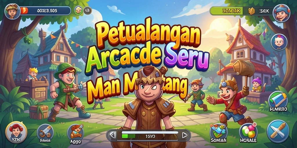 Tampilan seru gameplay 5ZK di dunia Arcade.