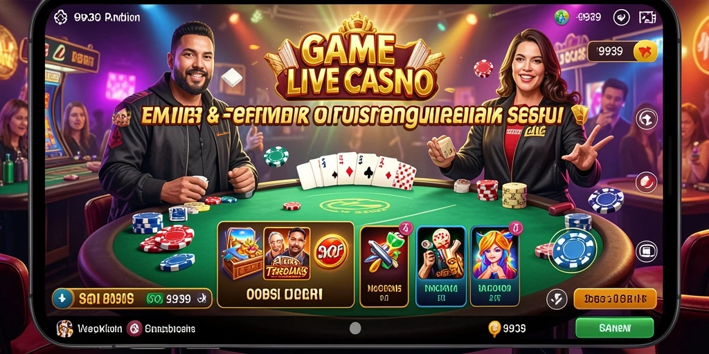 Gameplay Live Casino yang seru dan interaktif di 9939.