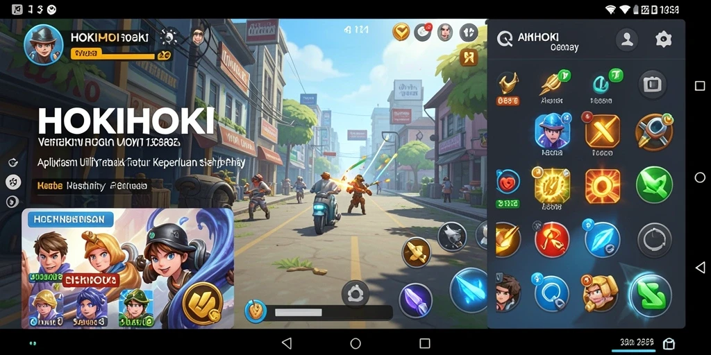 Tampilan antarmuka HOKIHOKI yang sederhana dan fungsional.