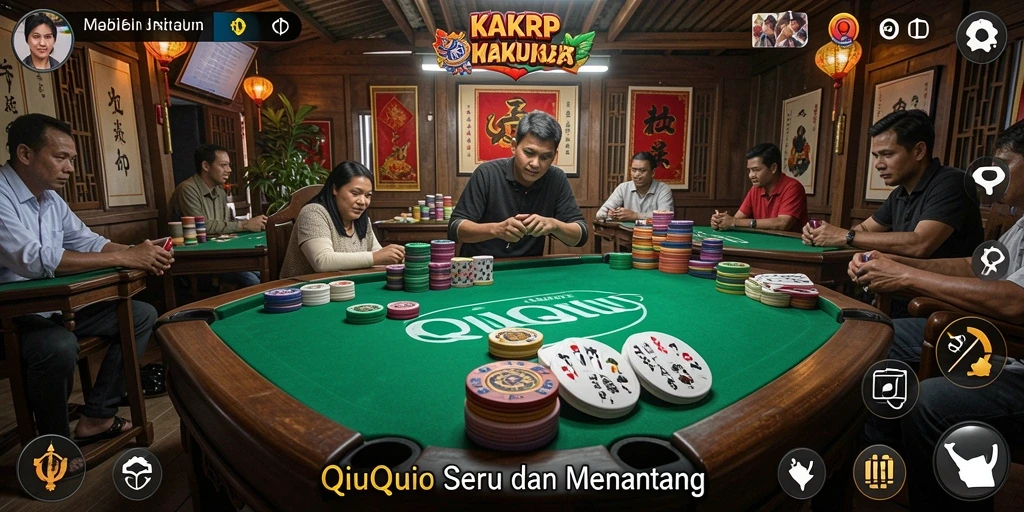 Tampilan gameplay seru KAKRP dengan kartu yang dinamis.