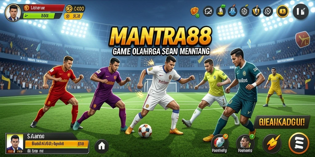 Screenshot gameplay MANTRA88 menampilkan aksi seru dalam olahraga.