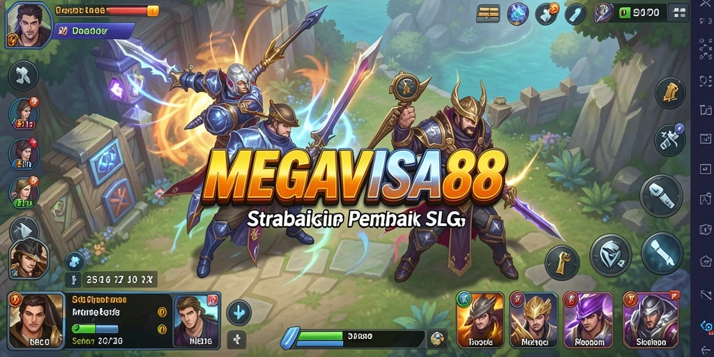 Tangkapan layar gameplay <strong>MEGAVISA88</strong> yang menunjukkan pertempuran strategi mendebarkan.