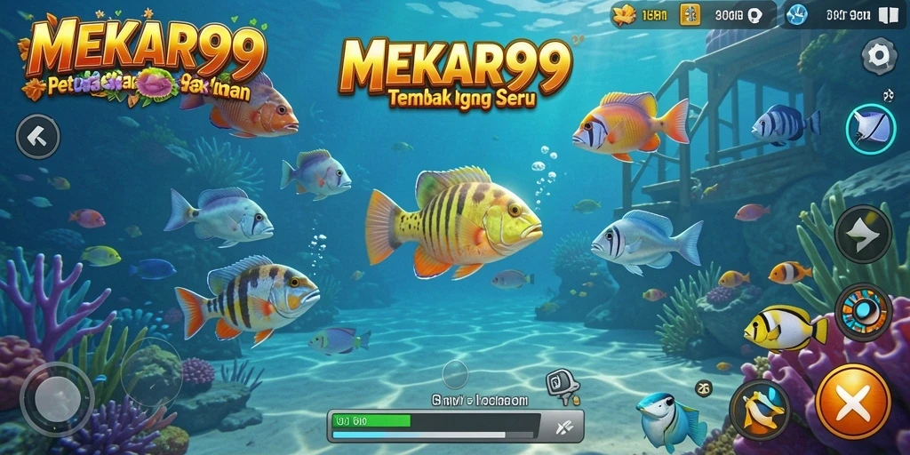Tangkapan ikan yang fantastis dalam gameplay MEKAR99.