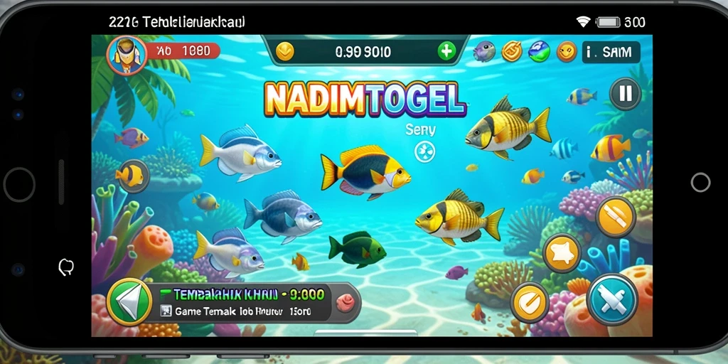 Gameplay seru saat berburu ikan di NADIMTOGEL.