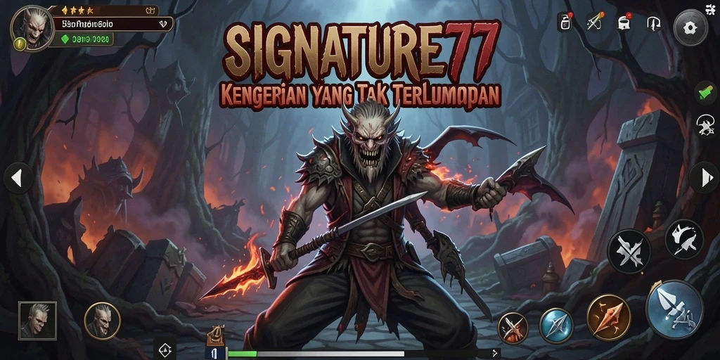 Gameplay mencekam di dunia horor SIGNATURE77.