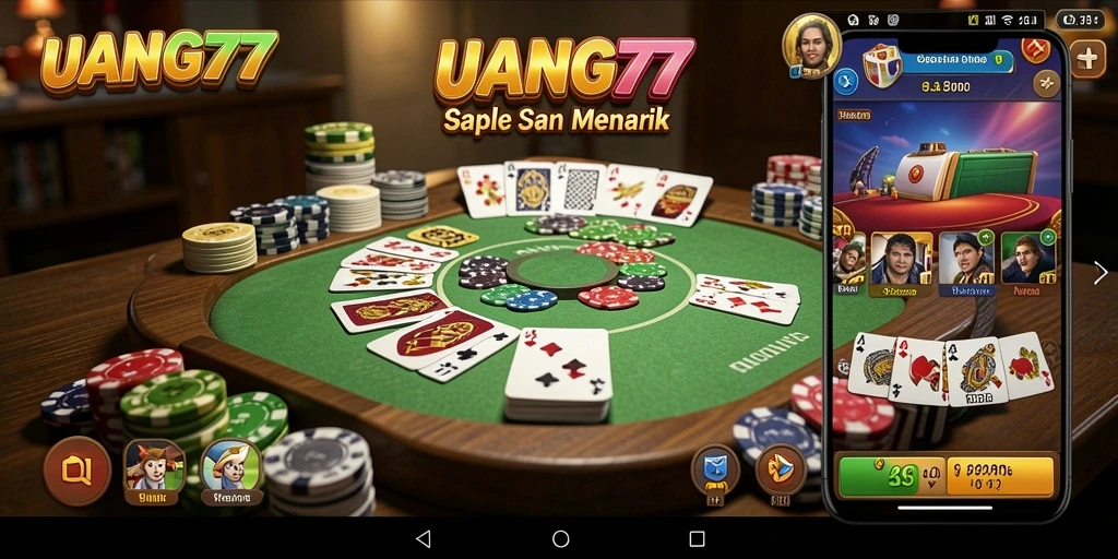 Gameplay UANG77 yang menarik dalam permainan Gaple.