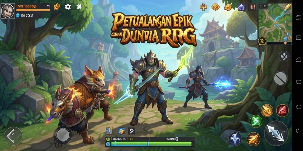 Tangkapan layar gameplay <strong>V21</strong> dengan grafis yang memukau.