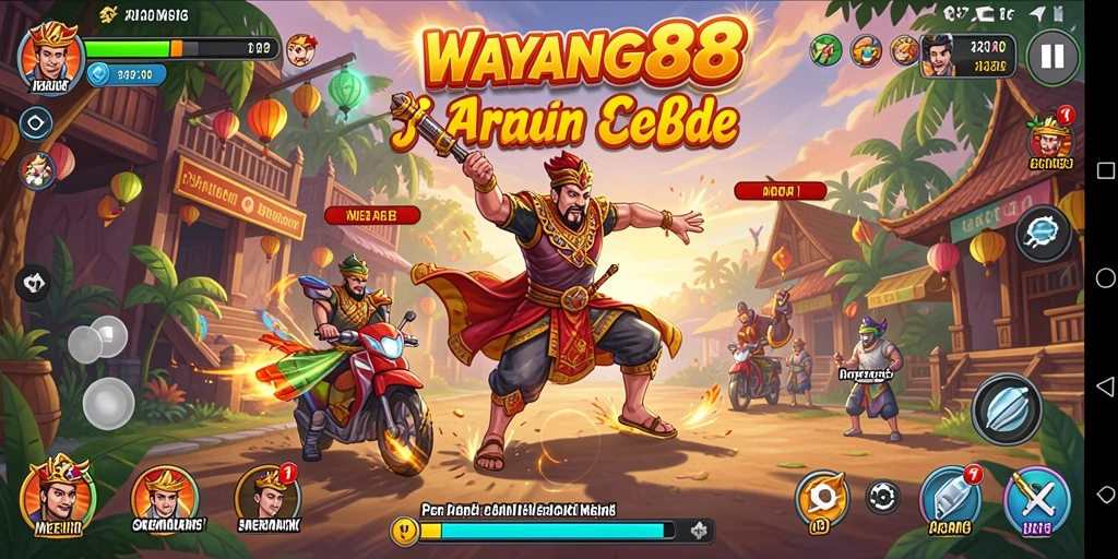 Tangkapan layar utama WAYANG88 menampilkan gameplay yang mengasyikkan.